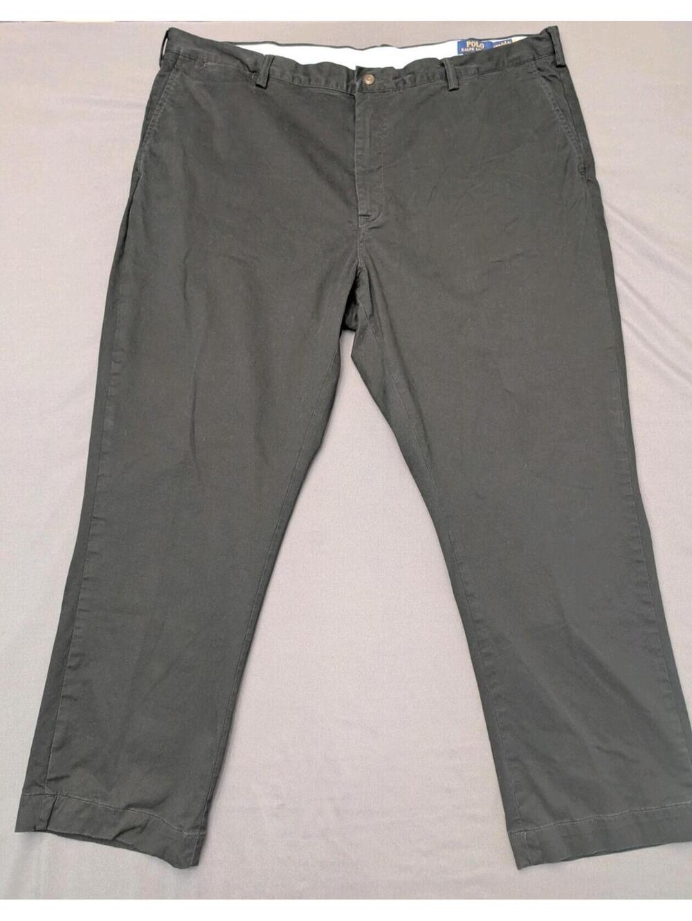 Polo Ralph Lauren The Polo Chino Pants Mens 44x30 Black Stretch Classic Fit